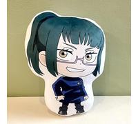 Zhongkaihua Anime JJK Peluche Zenin Maki Figura morbido cuscino imbottito divano camera da letto decorazioni per la casa da collezione regali 45 cm
