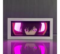 Zhongkaihua Anime Light Box Lampada LED 3D Night Light Art Cut Paper Carving, Codice Geass Lelouch of The Rebellion Figura Lampada Casa Camera Desk Decorazioni