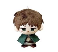 Zhongkaihua Anime Peluche Levi/Zoe Hans/Eren Jaeger Figura Morbido Farcito Ciondolo Anime Portachiavi Borsa Zaino Carino Pendenti Decorazioni Collezionismo Regali 10 CM