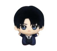 Zhongkaihua Anime Peluche Levi/Zoe Hans/Eren Jaeger Figura Morbido Farcito Ciondolo Anime Portachiavi Borsa Zaino Carino Pendenti Decorazioni Collezionismo Regali 10 CM