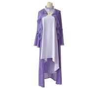 Zhongkaihua Anime RE:0 Emilia Cosplay Costume Viola e Bianco Abiti Casual Loungewear Camicie da notte Halloween Comic-Con Giochi di Ruolo Abiti