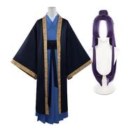 Zhongkaihua Anime The Apothecary Diaries Costume Cosplay Jinshi Cinese Ancient Robe Hanfu Set completo per Comic-Con Halloween Giochi di Ruolo Abiti, Hanfu Set Con Parrucca, M/tall