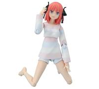 Zhongkaihua Anime The Quintessential Quintuplets Figura Nakano Nino Super Action Statue Figure Pigiama Versione Desktop Ornamenti da collezione