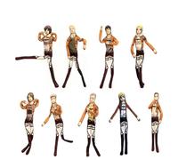 Zhongkaihua Annie Leonhart - Cuscino morbido e divertente a forma di anime, 9 pezzi