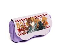 Zhongkaihua Astuccio a tema anime Ayanami Rei/Asuka Langley Soryu Merch, cancelleria per studenti, forniture per il rientro a scuola, per bambini, ragazze, ragazzi, Tipo 4, Astuccio per matite