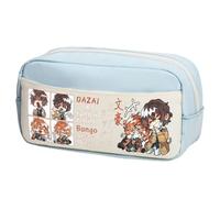 Zhongkaihua Astuccio in tela ispirato all'anime, ispirato agli anime, Nakajima, Atsushi, Dazai Osamu, spazioso ed elegante, regalo per il rientro a scuola per bambini, Tipo 16, 24cm x 12cm x 10cm