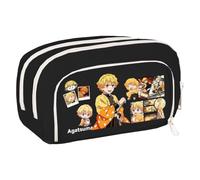 Zhongkaihua Astuccio in tela ispirato all'anime, stile Kamado Tanjiro, Kamado Nezuko, spazioso ed elegante, regalo per il rientro a scuola per bambini, Tipo 28, 21cm x 5cm x 12cm, Astuccio