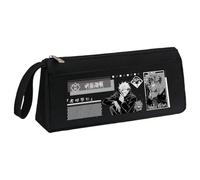 Zhongkaihua Astuccio per matite Anime JJK Gojo Satoru di grande capacità Itadori Yuji Student Astuccio in tela per i fan regalo per il rientro a scuola stagione, Tipo 3, 21 x 9 x 6 cm, Astuccio
