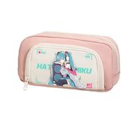 Zhongkaihua Astuccio per matite anime Miku di grande capacità, in tela, per studenti, regalo per i fan per il ritorno a scuola, Miku Type23, 20 x 10 x 5 cm, Astuccio