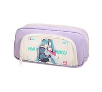 Zhongkaihua Astuccio per matite anime Miku di grande capacità, in tela, per studenti, regalo per i fan per il ritorno a scuola, Miku Type13, 20 x 10 x 5 cm, Astuccio