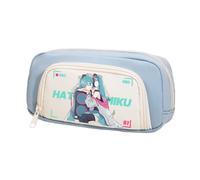 Zhongkaihua Astuccio per matite anime Miku di grande capacità, in tela, per studenti, regalo per i fan per il ritorno a scuola, Miku Type18, 20 x 10 x 5 cm, Astuccio