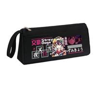 Zhongkaihua Astuccio piccolo in cotone con cerniera, motivo: Dazai Osamu/Nakahara Chuuya, con stampa anime, organizer per cancelleria, idea regalo per studenti, Tipo 5, 21x6x9cm, Astuccio portamatite
