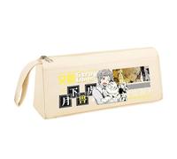 Zhongkaihua Astuccio piccolo in cotone con cerniera, motivo: Dazai Osamu/Nakahara Chuuya, con stampa anime, organizer per cancelleria, idea regalo per studenti, Tipo 9, 21x6x9cm, Astuccio portamatite