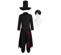 Zhongkaihua Baby Saja - Costume da cosplay per bambini, cappello Saja, film di ruolo, uniforme, set completo per Halloween, carnevale