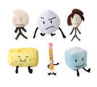 Zhongkaihua Bfdi, cuscino in peluche a forma di fiore, foglia, numeri, per la battaglia dell'isola dei sogni, morbido cuscino imbottito per la casa, decorazione per divano