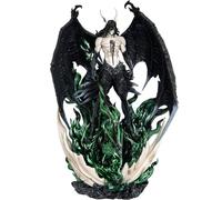 Zhongkaihua Black Wing Ulquiorra Ulquiorra Cifer Figura 32 cm Lotta Figura con Scene Base, Statua Anime PVC per collezione Natale decorazione per la casa ornamenti