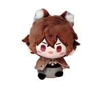 Zhongkaihua BSD Dazai Chuuya Peluche Ranpo/Atsushi Nikolai/Sigma Anime Figure Seduto Morbido Imbottito BSD Merch Ciondolo Borsa Zaino Portachiavi Decorazioni Occasioni 12 cm