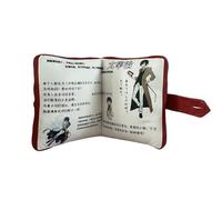 Zhongkaihua BSD Dazai Osamu - Cuscino in peluche a forma di libro, 48 x 30 x 5 cm, con stampa su entrambi i lati, cuscino decorativo per divano, auto, per fan
