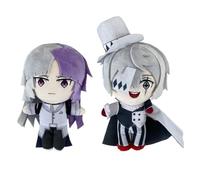 Zhongkaihua Bungo Stray Dogs Peluche Sigma/Nikolai Peluche Anime Bambola Morbido Cuscino Imbottito Bungo Cane randagio Plushies Decorazioni Giocattoli Compleanni per Bambini 20 CM