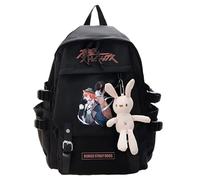 Zhongkaihua Bungo Stray Dogs Zaino Anime Dazai Osamu/Nakahara Chuuya Zaino Scuola Cartoon Studenti per Adolescenti Ragazzi Ragazze, Tipo 2., 45*32*13cm