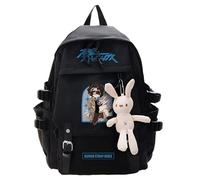 Zhongkaihua Bungo Stray Dogs Zaino Anime Dazai Osamu/Nakahara Chuuya Zaino Scuola Cartoon Studenti per Adolescenti Ragazzi Ragazze, Tipo 7., 45*32*13cm