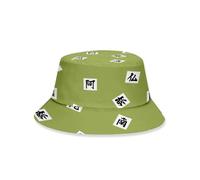 Zhongkaihua Cappello da pescatore con stampa anime, Shinobu/Tanjiro/Nezuko/Rengoku Kimetsu no Yaiba Merch, cappello da pescatore con stampa anime, cappello da sole, estivo, viaggio, spiaggia
