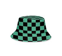 Zhongkaihua Cappello da pescatore con stampa anime, Shinobu/Tanjiro/Nezuko/Rengoku Kimetsu no Yaiba Merch, cappello da pescatore con stampa anime, cappello da sole, estivo, viaggio, spiaggia