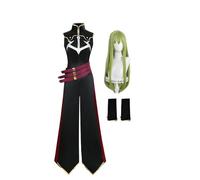 Zhongkaihua CC Anime Cosplay Knight Costume da donna nero uniforme tuta set completo per Halloween Carnevale Comic-Con Giochi di ruolo
