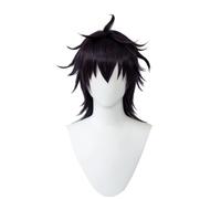 Zhongkaihua Costume da anime Narancia Ghirga per cosplay, con parrucca, uniforme blu, top e pantaloni, per adulti, Halloween, Comic-Con, giochi di ruolo