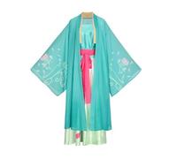 Zhongkaihua Costume da cosplay di Maomao, personaggio anime, Hanfu, ciano/viola, set completo per Halloween, gioco di ruolo, Maomao Hanfu, set completo da donna