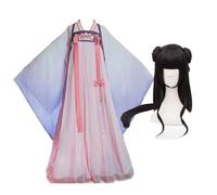 Zhongkaihua Costume Hanfu da donna per cosplay di Mo Dao Zu Shi Jiang Yan Li, uniforme per giochi di ruolo, carnevale, feste di Halloween, feste di carnevale, taglie S-XL