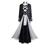 Zhongkaihua Costume per Cosplay Anime Kurosaki Ichigo Kimono Uniforma Nero Completi per Halloween Comic-Con Dress Up Set Completo