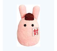Zhongkaihua Cuscino morbido in peluche Hanako Kun con rilegatura a forma di WC, cuscino imbottito con scritta "Hanako Kun", per decorare la casa e il divano