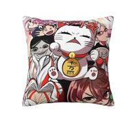 Zhongkaihua Dan Da Dan Federa 45 x 45 cm, stampa 3D Dan Da Dan Merch, federa quadrata per cuscino per camera da letto, divano, ufficio (cuscino non incluso)