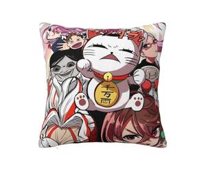 Zhongkaihua Dan Da Dan Federa 45 x 45 cm, stampa 3D Dan Da Dan Merch, federa quadrata per cuscino per camera da letto, divano, ufficio (cuscino non incluso)