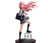 Zhongkaihua Darling In The Franxx Figura Zero Two Anime Figura Uniforme Scuola Ver. PVC Statua Modello Decorazione Ornamenti Da Collezione