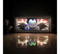 Zhongkaihua Death Note Light Lampada Led Anime Light Up Box, Death Note Ryuuku Figura Art Papercut Lampade da Tavolo Cornice Luce Decorazioni da Scrivania Regali