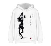 Zhongkaihua Death Note Light Yagami L Lawliet Anime Digitale Felpa con Cappuccio Pullover con Tasca Calda, Regalo per Adulti, Adolescenti, Ragazzi e Ragazze, Studenti, Amanti, Tipo 6., S
