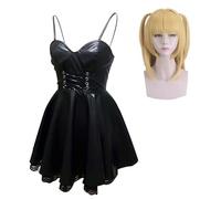 Zhongkaihua Death Note Misa Amane - Costume per cosplay, da donna, con parrucca, gioco di ruolo, Halloween, carnevale, feste