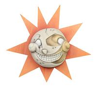 Zhongkaihua FNAF - Maschera per cosplay di Foxy Chica Sun FNAF, maschera per travestimento in maschera horror FNAF Security Breach Costume di scena FNAF Maschera per Halloween e Carnevale