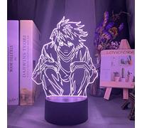 Zhongkaihua Gioco Death Note LED Lampada Ryuk Led Light per Camera da Letto Decor Cool Manga Regalo per Lui RGB Colorful Night Light Cool Creative Comic Multicolor Novità Regalo Natale Festa Lampada