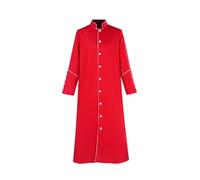Zhongkaihua Halloween Cosplay Costume medievale Corte Europea Sacerdote Missionario Sacerdote Gioco di ruolo Uniforme Cappotto Lungo Multicolore, Adatto per Abiti da Palcoscenico