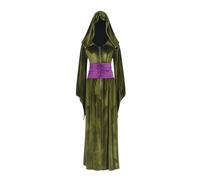 Zhongkaihua Halloween Cosplay Medievale Abito Mantello Mantello Mago Robe Vestito Stage Performance Costume