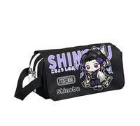 Zhongkaihua Kanroji Mitsuri/Tokitou Muichirou Astuccio portapenne in tela con stampa anime, astuccio per cancelleria per studenti, grande capacità, 20 x 8 x 10 cm, Tipo 8., 20x8x10cm, Astuccio
