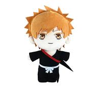 Zhongkaihua Kurosaki Ichigo Peluche Figura 20CM Cuscino Peluche Anime PP Cotone Cuscino Morbido Ripieno Peloso Borsa Auto Decorazione Della Casa Ciondolo Per I Fan