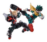 Zhongkaihua MHA Figures Bakugou Katsuki Action Figure Midoriya Izuku Statue MHA Figurine Anime Mobile Accessori Intercambiabili Modello 15 cm