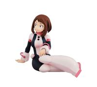 Zhongkaihua MHA Uraraka Ochako Figura Seduto Uraraka Ochako sitting Ver Action Figure Anime Statue 10 CM, Natale Casa Compleanni Regalo Decorazione Scrivania per i fan
