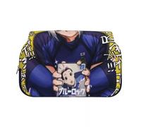Zhongkaihua Mikage REO/Seishiro Nagi Astuccio grande capacità doppio strato anime stampa 3D portapenne stagione di apertura astuccio per cancelleria per studenti, Tipo 9, 7.5x10x21cm, Astuccio