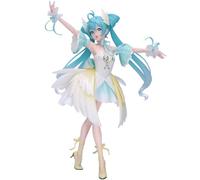 Zhongkaihua Miku - Statuetta di cigno a tema anime ragazza, in PVC, modello Miku, action figure per casa, auto, desktop, regalo di compleanno per i fan, 20 cm