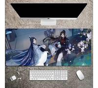 Zhongkaihua Mo Dao Zu Shi Mouse Map Wei Wu Xian Anime Tappetino per mouse per computer, 300 x 800 mm, grande, in gomma antiscivolo, tappetino da scrivania per casa, ufficio, scrivania